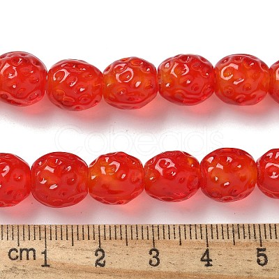 Handmade Lampwork Beads Strands LAMP-Z011-01E-1