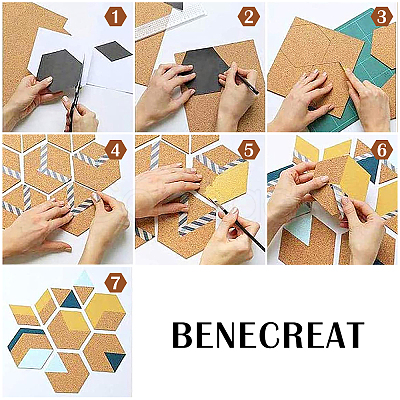 Cork Self-adhesive Wall Decorate DIY-BC0004-87-1
