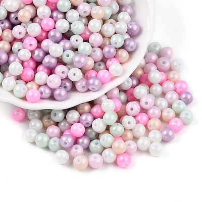Baking Paint Glass Pearl Beads DGLA-S115-6mm-MK-1