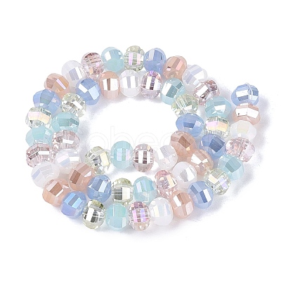 Electroplate Mixed Styles Glass Beads Strands EGLA-N022-14A-A05-1