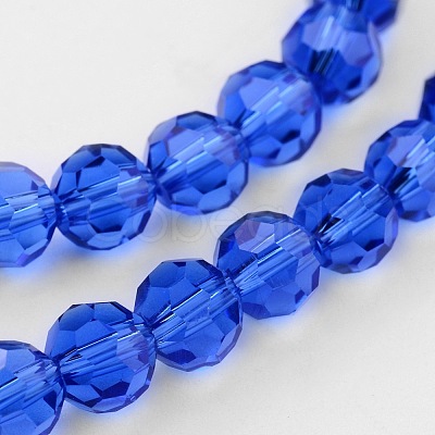 Transparent Glass Bead Strands X-GLAA-G013-8mm-26-1