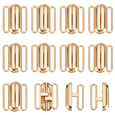 12Pcs Alloy Bikini Clips FIND-GO0003-21G-1