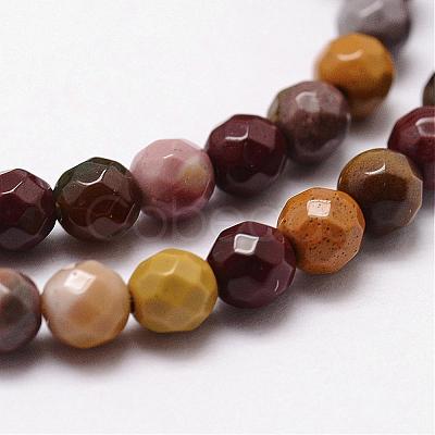Natural Mookaite Beads Strands G-D840-30-4mm-1