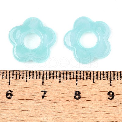 Gradient Color Transparent Acrylic Beads OACR-N137-49T-1