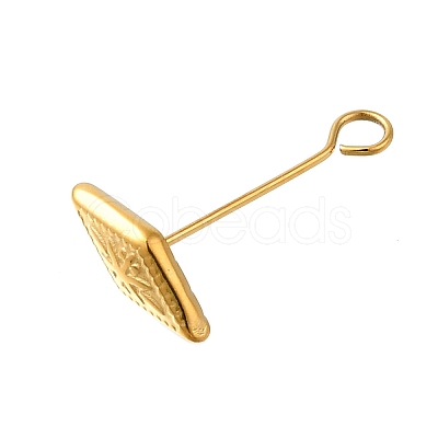 304 Stainless Steel Pendants STAS-R159-62G-1