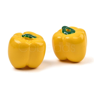 Opaque Resin Imitation Vegetable Beads RE-CBAC4C7-01A-1
