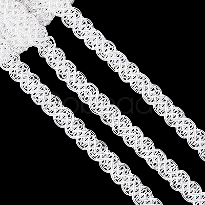 18Yards Polyester Braided Lace Trim OCOR-CY0001-88A-1