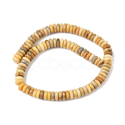 Natural Huanglong Jade Beads Strands G-B155-B03-4x10mm-1