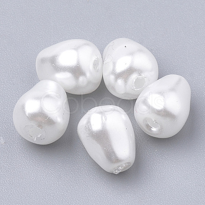 Eco-Friendly Plastic Imitation Pearl Beads MACR-T013-09-1