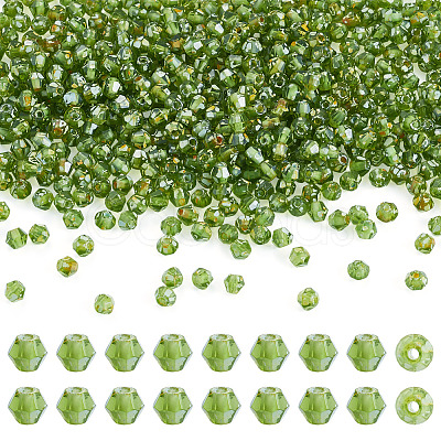 Picasso Baking Paint Glass Seed Beads SEED-TA0001-62E-1