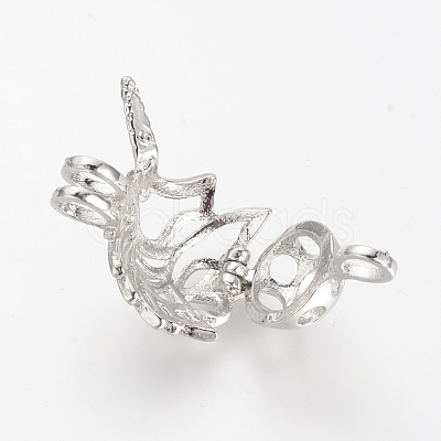 Alloy Diffuser Locket Pendants PALLOY-S062-22-1
