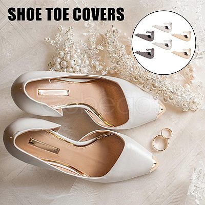 Gorgecraft 6Pcs 3 Colors Iron Toe Cap Covers FIND-GF0003-88-1