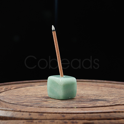 Natural Green Aventurine Incense Burners INBU-PW0001-17C-1