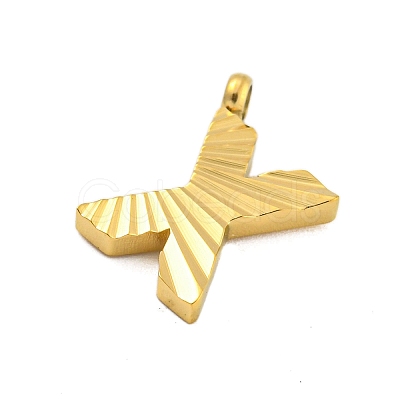 Ion Plating(IP) 304 Stainless Steel Charms STAS-G345-01G-X-1