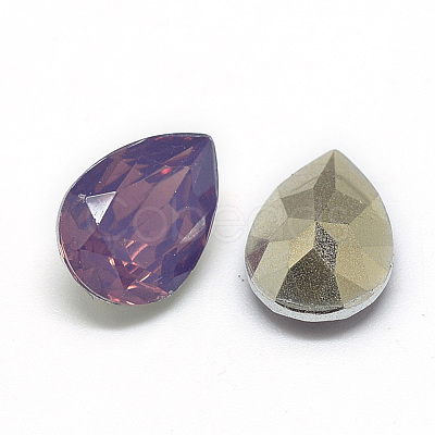 Pointed Back Resin Rhinestone Cabochons RESI-T014-13x18mm-A11-1