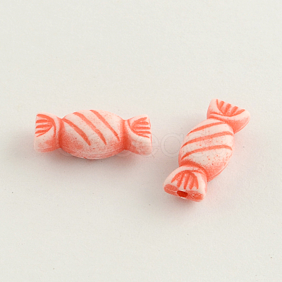 Craft Style Acrylic Beads MACR-Q157-M18-1