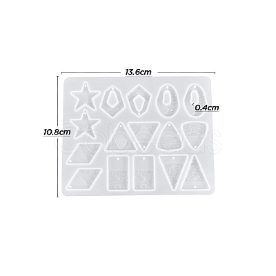 DIY Geometrical Pendants Silicone Molds PW-WG76724-01-1