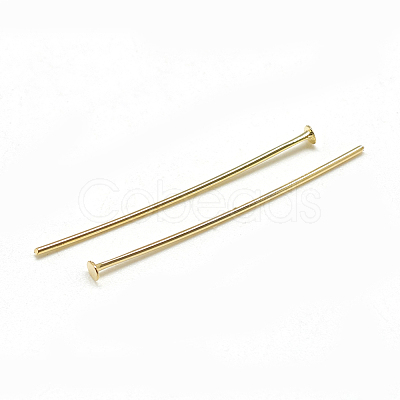 Brass Flat Head Pins KK-T032-092G-1