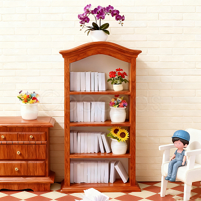 Paper Mini Book Display Decorations DJEW-CP0001-45A-1