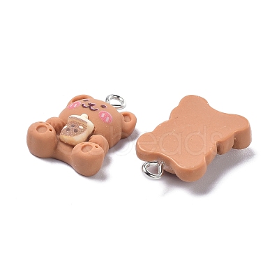 Resin Pendants X-RESI-G026-03-1