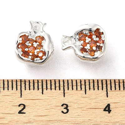 Brass Micro Pave Cubic Zirconia Pendants X1-KK-H455-16P-1