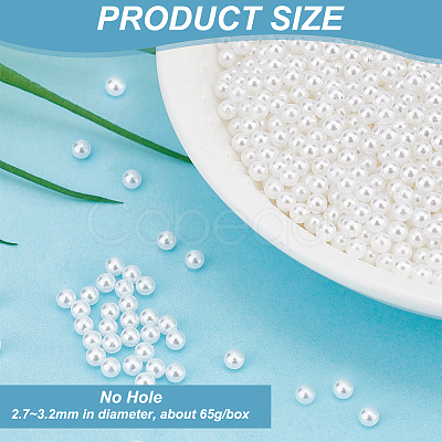 Acrylic Imitation Pearl Beads OACR-OC0001-01A-A-1