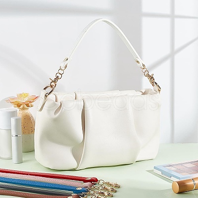 6Pcs 6 Colors PU Imitation Leather Bag Handles FIND-PH0009-49-1