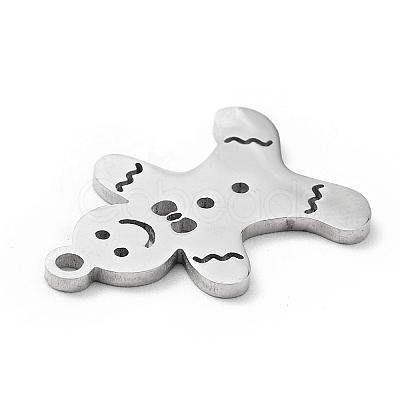Non-Tarnish 201 Stainless Steel Pendants LS-STAS-E157-02P-1