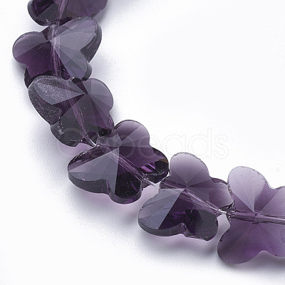 Transparent Glass Beads GLAA-Q066-14mm-B03-1