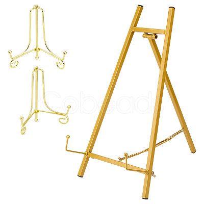 1Pc Iron Photo Frame Display Easels AJEW-OC0014-66-1