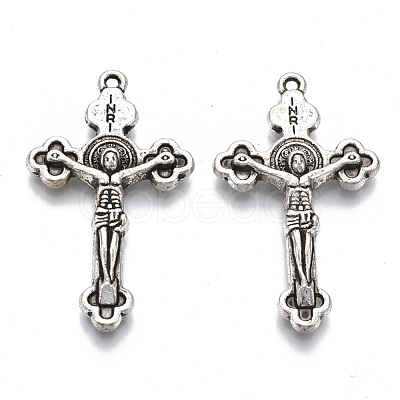 Tibetan Style Alloy Pendants TIBE-S320-019AS-LF-1