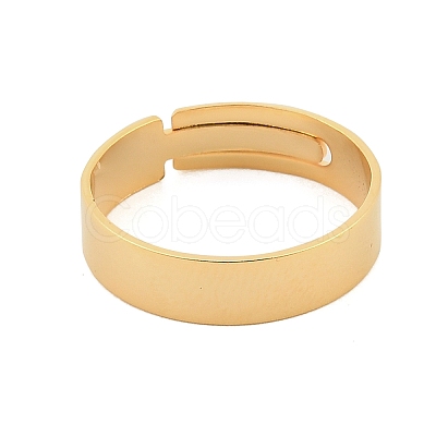 Blank 316 Surgical Stainless Steel Finger Ring Band STAS-C125-04G-1