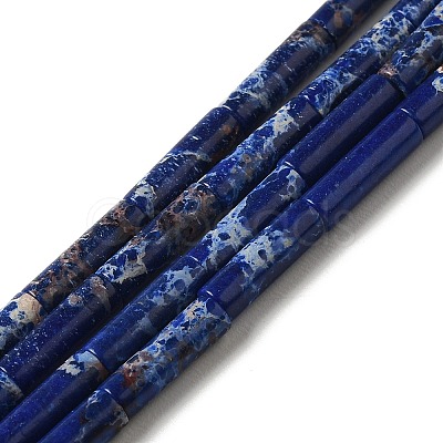 Synthetic Imperial Jasper Dyed Beads Strands G-D077-B01-12-1