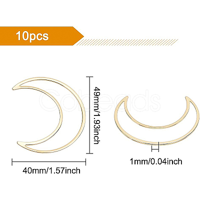 Brass Linking Rings KK-BC0009-09-1