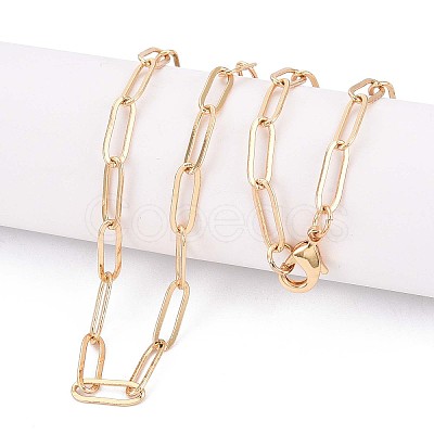 Brass Paperclip Chains MAK-S072-12B-G-1