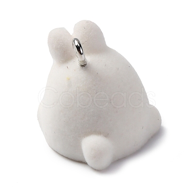 Flocky Animal Resin Pendants FIND-S001-05F-1