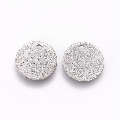 Non-Tarnish 304 Stainless Steel Charms STAS-E455-02P-12mm-1