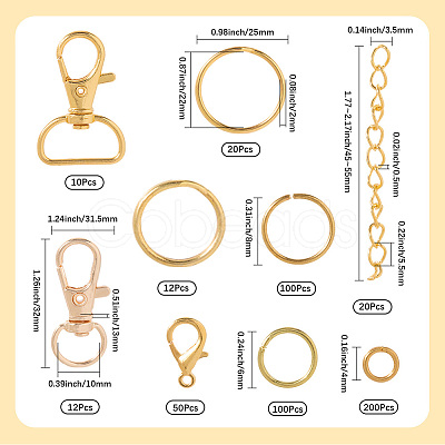 DIY Jewelry Making Findings Kits DIY-SP0004-10G-1