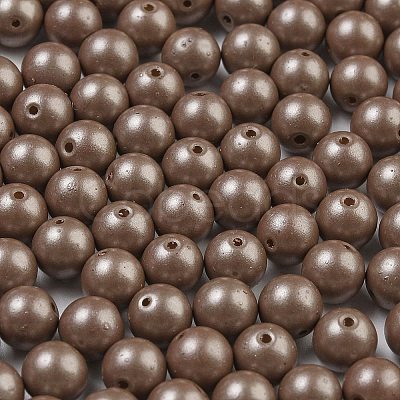Baking Paint 3/0 Glass Seed Beads SEED-A034-02H-1