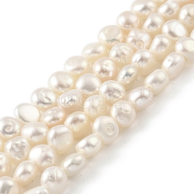 Natural Cultured Freshwater Pearl Beads Strands PEAR-A006-03D-X-1