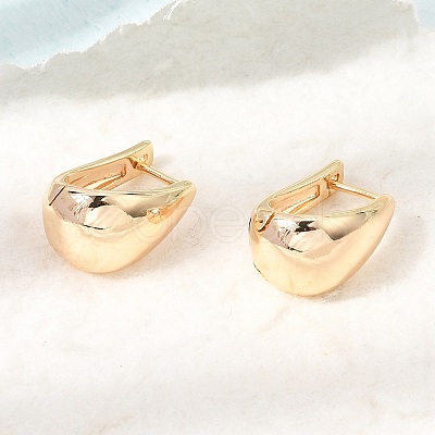 Brass Hoop Earrings for Women KK-CBACA55-21G-1