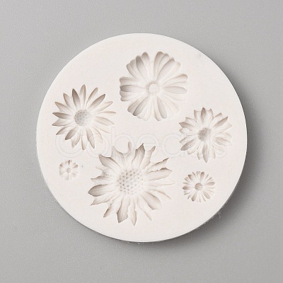 Flower Shape Silicone Molds DIY-WH0449-50A-1