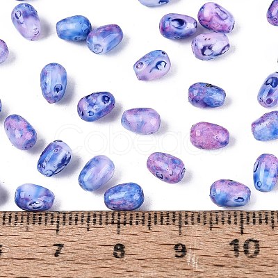 Picasso Glass Seed Beads SEED-N012-10F-1