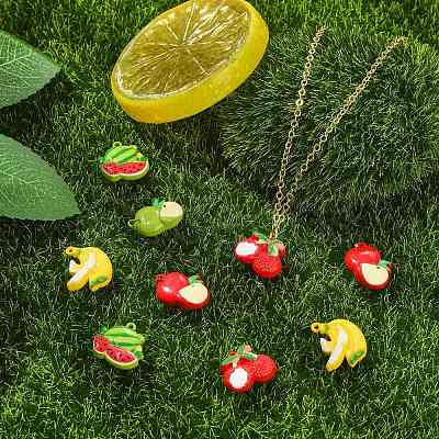 18Pcs 6 Styles Zinc Alloy Pendants FIND-CJ0005-22-1
