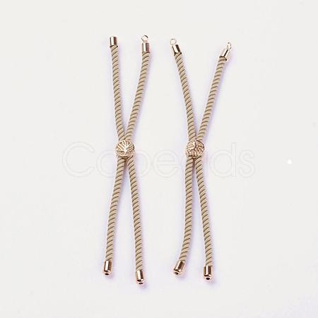 Nylon Twisted Cord Bracelet Making MAK-F018-06RG-RS-1