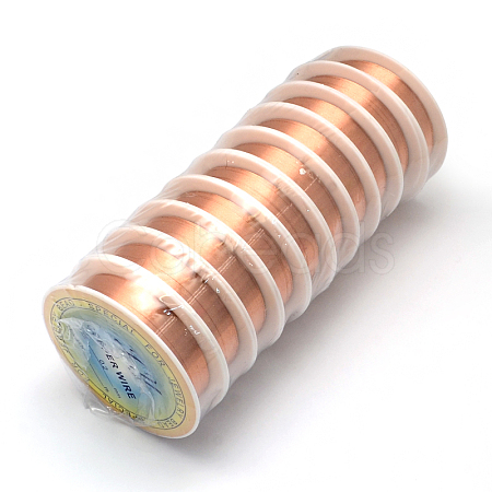 Round Copper Jewelry Wire CWIR-S002-0.5mm-03-1