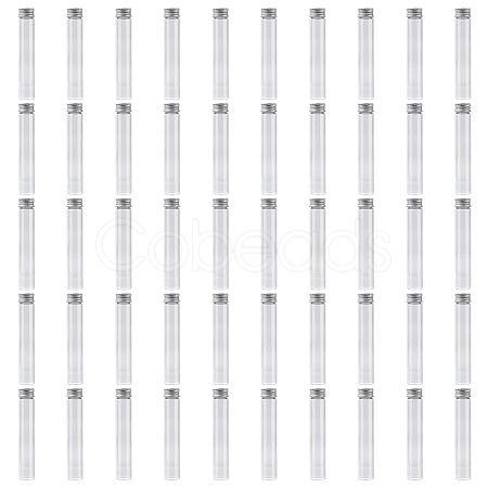 50Pcs Glass Bottles Bead Containers CON-DR0001-06D-1