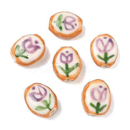 Handmade Porcelain Beads PORC-C008-06-1