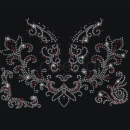 Glass Hotfix Rhinestone DIY-WH0303-043-1