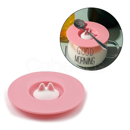 Silicone Cup Lids AJEW-P112-A01-1